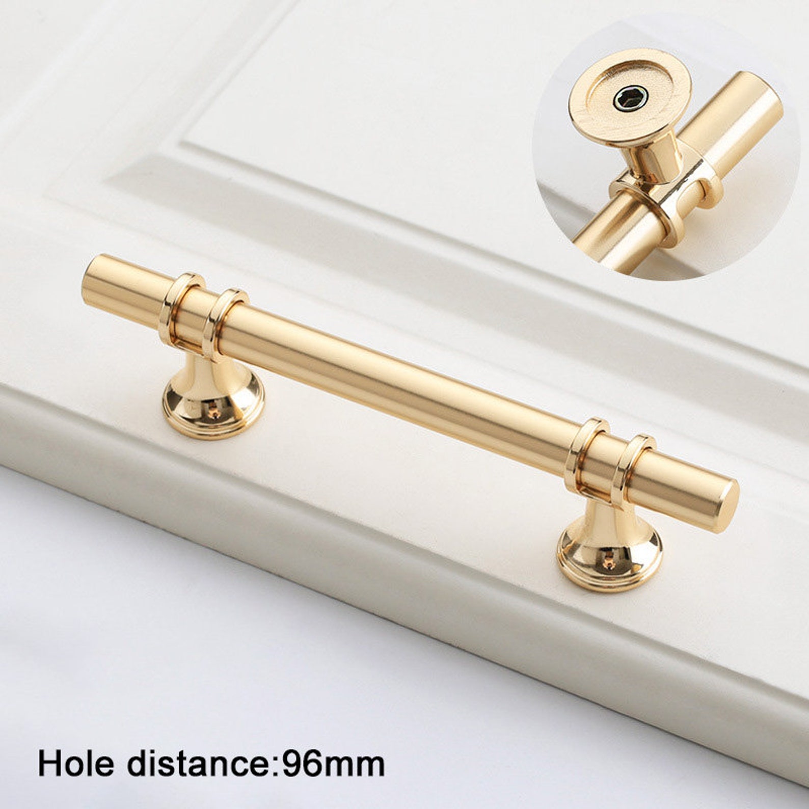 Gold Kitchen Handles Minimalist Door Handle Etsy