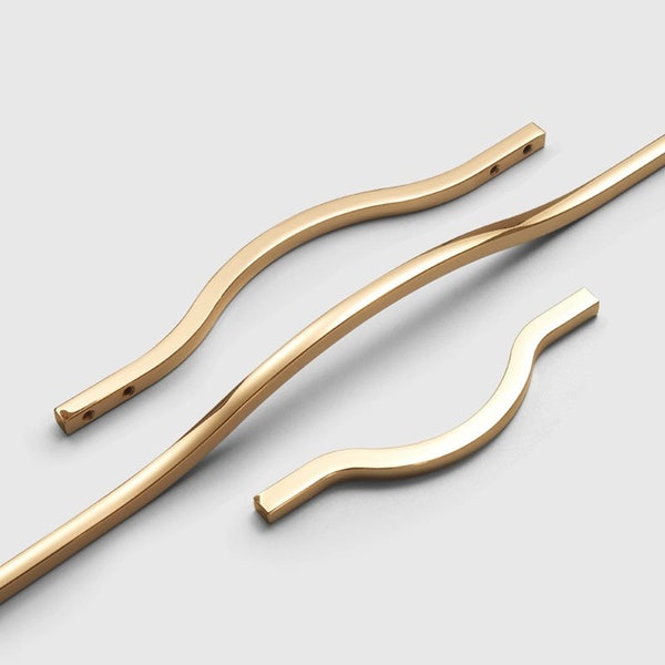 Gold Drawer Pulls Etsy