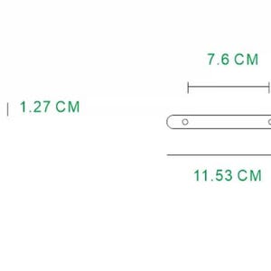 Anillo de tirador de latón puro para armario: Herrajes para muebles de madera (19 mm)