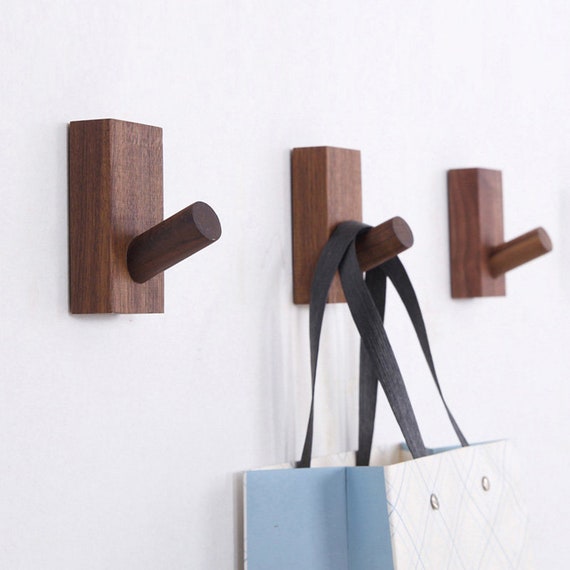 Modern Wooden Hook, Single Organizer, Vintage, Hat Rack, Towel Hook - –  Modern Home by Bellver