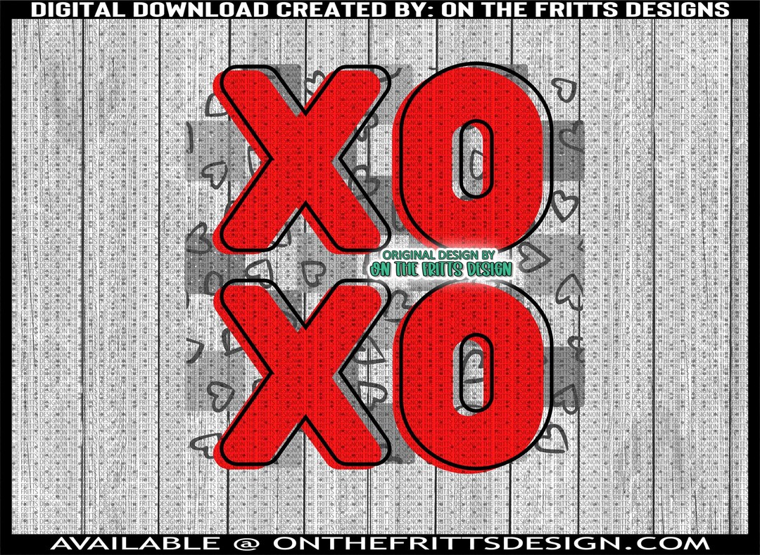 Valentine's Day Xoxo Png Sublimation Design Download, Happy Valentine's ...