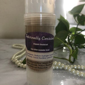 Naturally Conscious 100% Organic Deodorant-BPA Free Plastic Container-2.2oz image 4