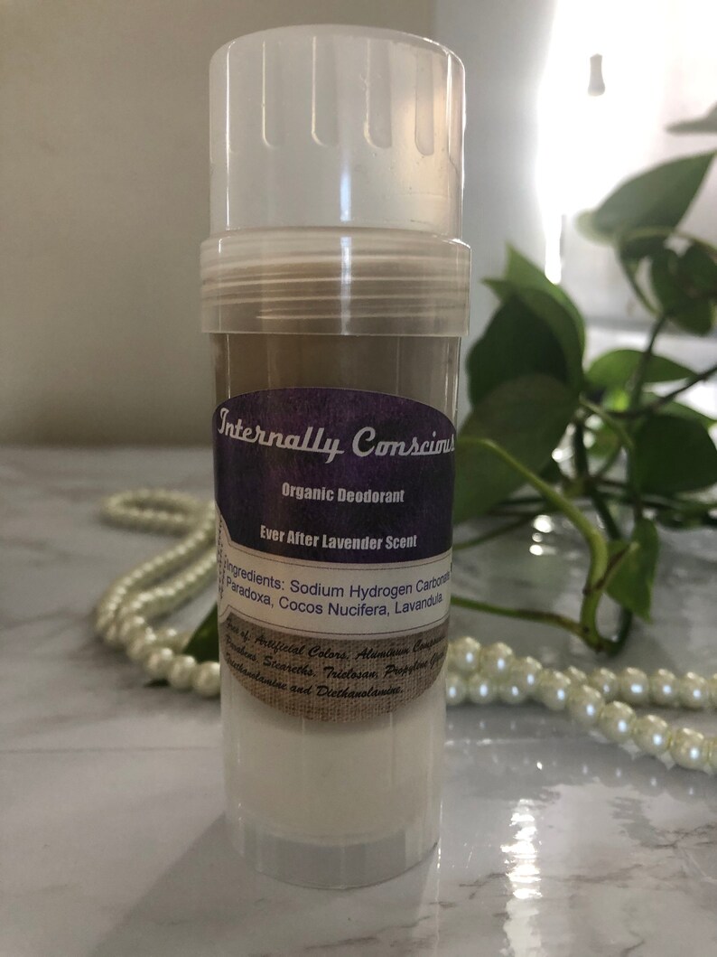 Naturally Conscious 100% Organic Deodorant-BPA Free Plastic Container-2.2oz image 4