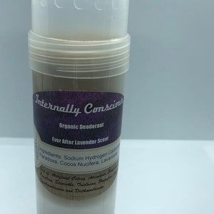 Naturally Conscious 100% Organic Deodorant-BPA Free Plastic Container-2.2oz image 1