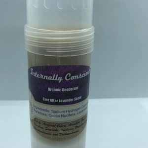 Naturally Conscious 100% Organic Deodorant-BPA Free Plastic Container-2.2oz image 2