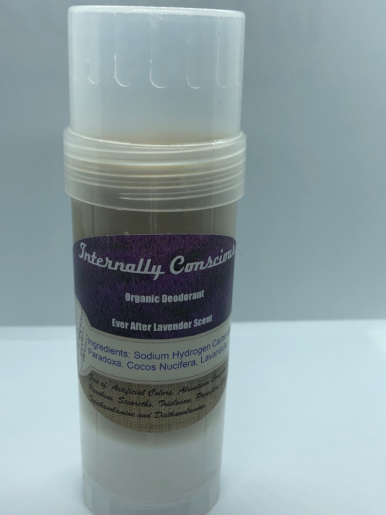 Naturally Conscious 100% Organic Deodorant-BPA Free Plastic Container-2.2oz image 2