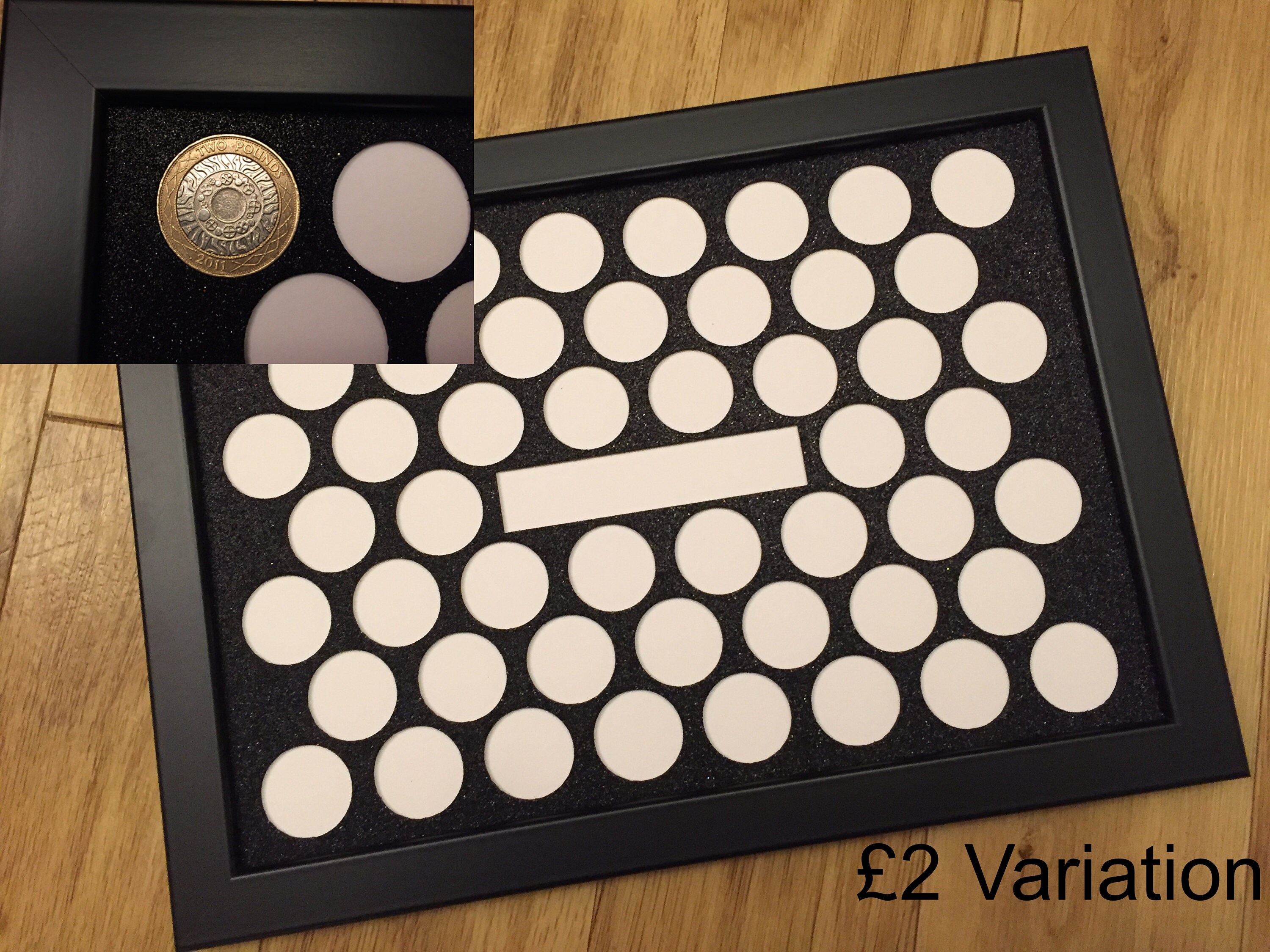 Coin Display Frame 50p 2 Pound 10p Etc Etsy UK