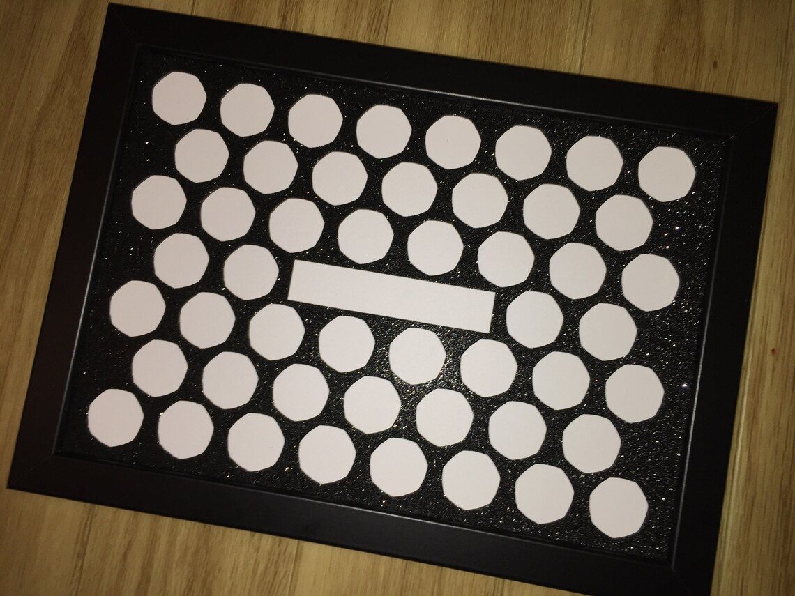 Coin Display Frame - Large (50p, 2pound, 10p Etc.) - Etsy UK