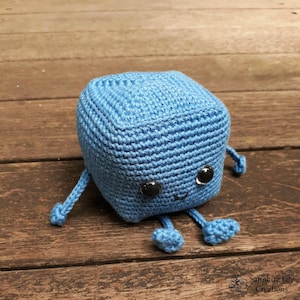 CROCHET PATTERN - Cubert the Cube: No-Sew