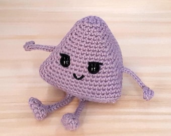 CROCHET PATTERN - Triangela the Triangular Pyramid: No-Sew