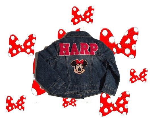 minnie mouse jean jacket toddlers