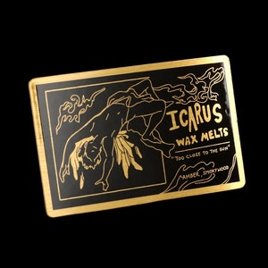 Icare Wax Melts Label Sticker Mythologie Grecque