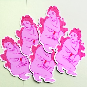 Aphrodite-sticker | Griekse godin sticker | Griekse mythologie | Godinnen