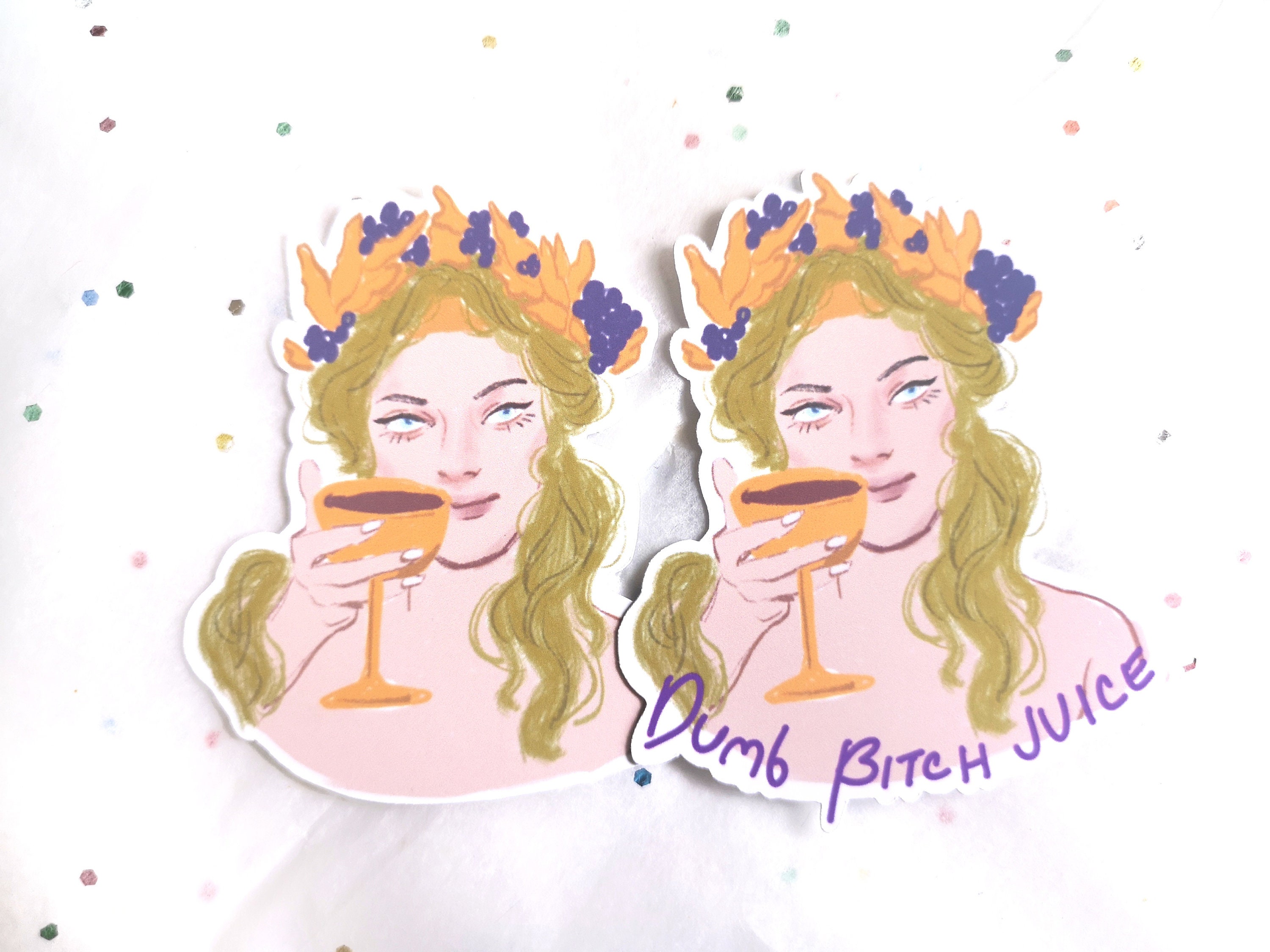 Dionysus Sticker Greek God Greek Mythology Sticker | Juice Sticker ...