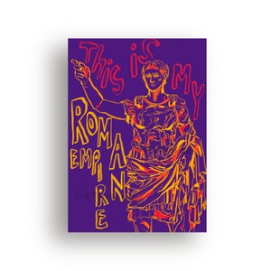 Cartão Postal Augustus My Roman Empire 5 x 7 Art Print História Romana