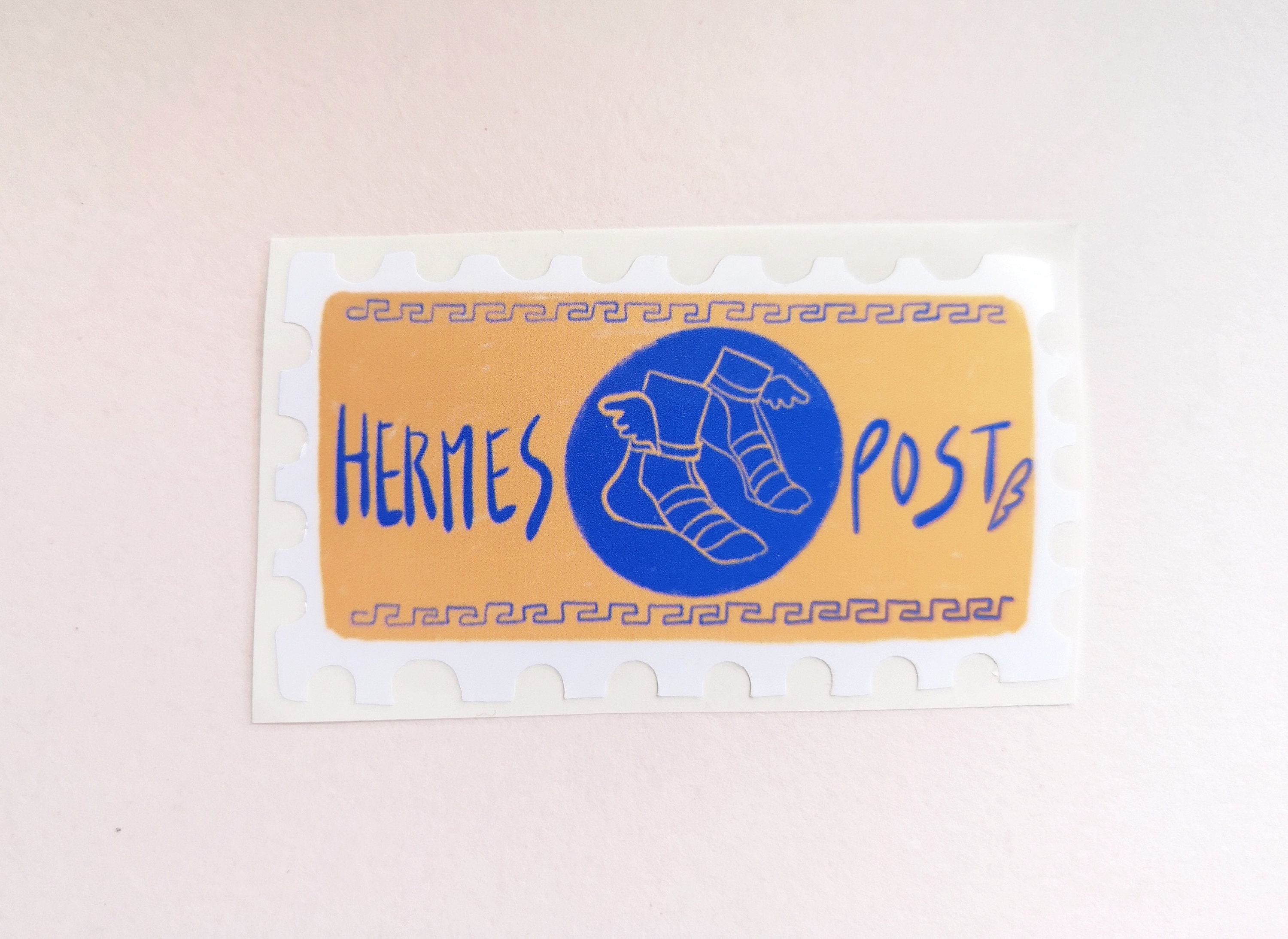Hermes Mail Stamp Sticker Greek Gods Mythology Sticker Etsy