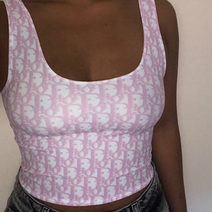 baby blue dior tank top