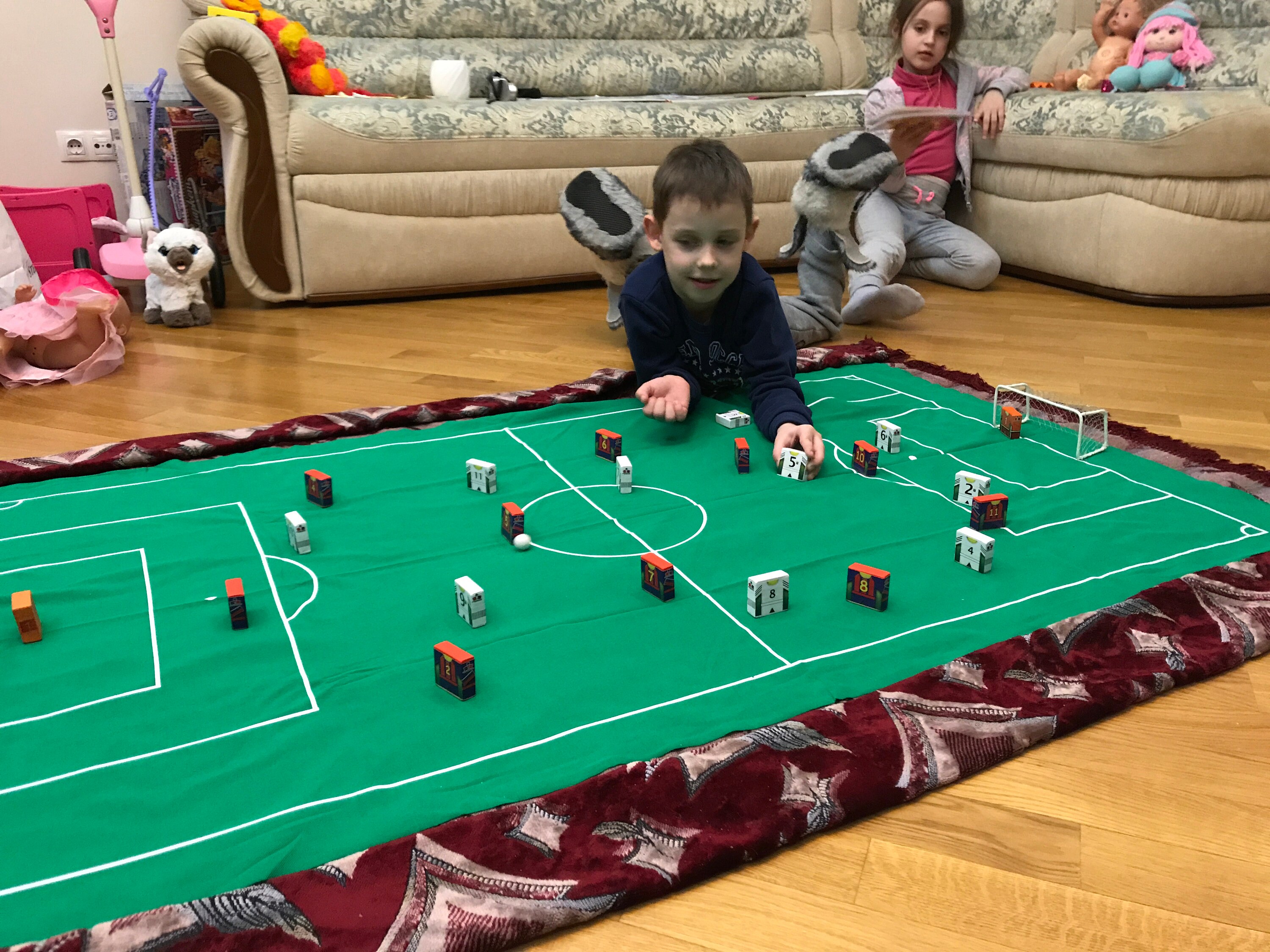 Tabletop Soccer Game for Kids El Clasico Toy Football Set Etsy