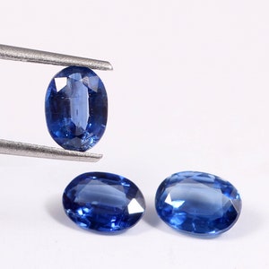 10*8mm Excellent Blue Kyanite Gemstone, Precious Kyanite Oval Shape Gemstone For Making Jewelry, Loose Gemstone