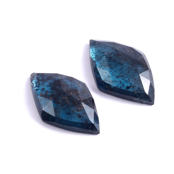Teal Moss green Kyanite 11*16 MM APROXX Rose Cut Gemstone,Rose Cut Kyanite Gemstones Rose Cut,Natural Rose Cut Slice,Teal Moss Kyanite