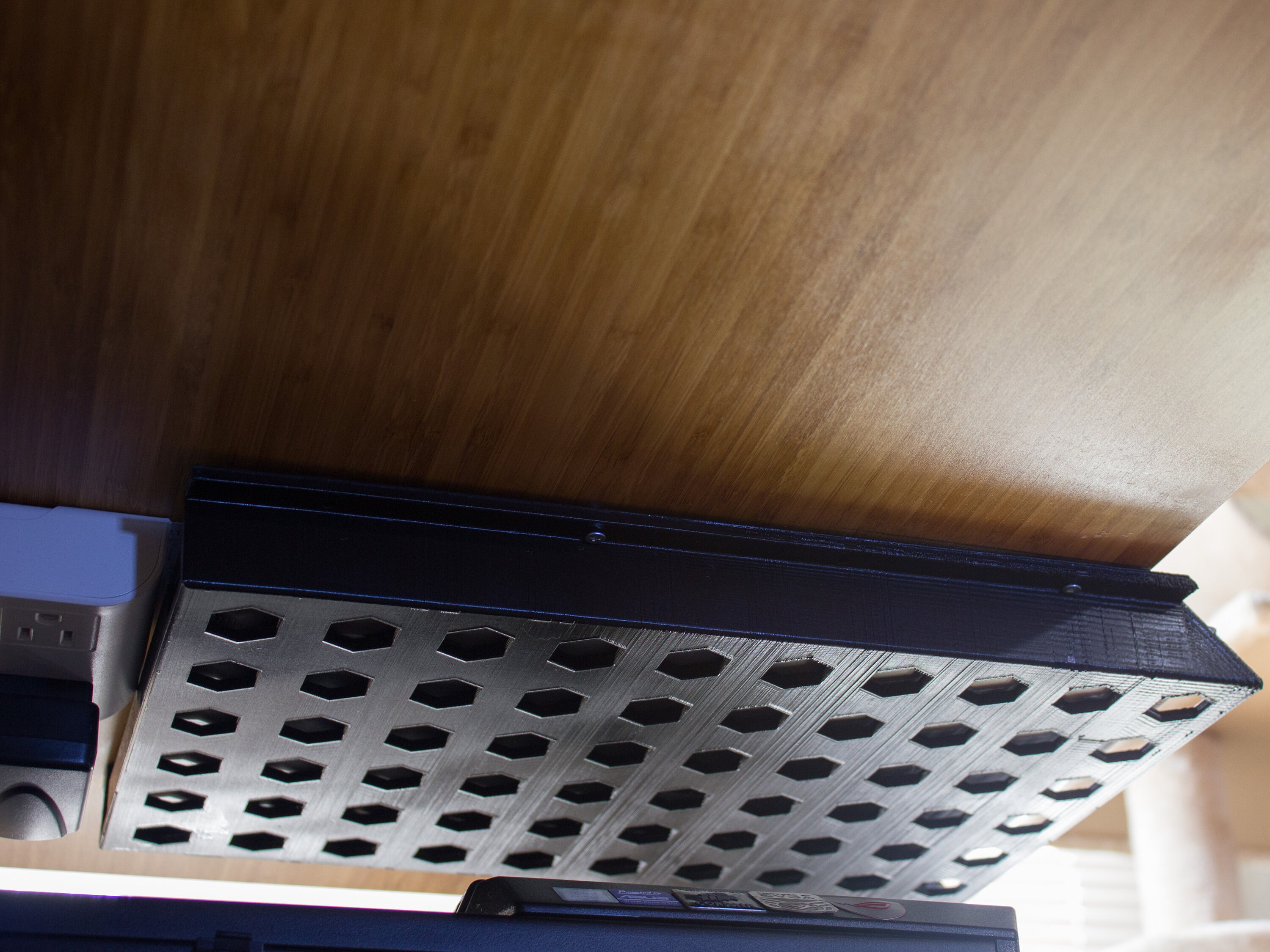 Under Desk Laptop Storage Shelf Custom Fit to Your Laptop Etsy UK