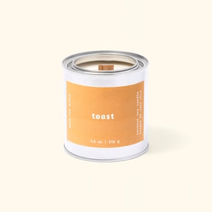 Toast Butter Cinnamon Vanilla Toast Scented Soy Candle Minimalist Home Decor Non-Toxic Vegan Gift image 3