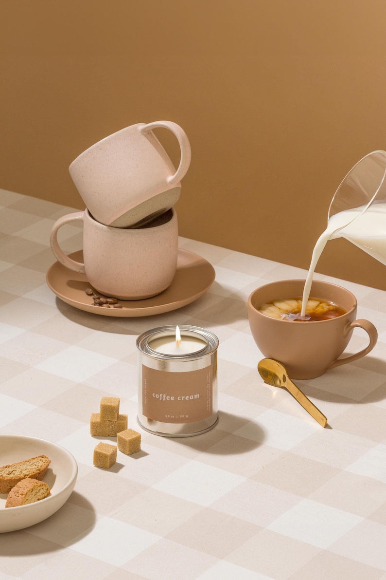Coffee Cream Soy Candle - Thumbnail 5