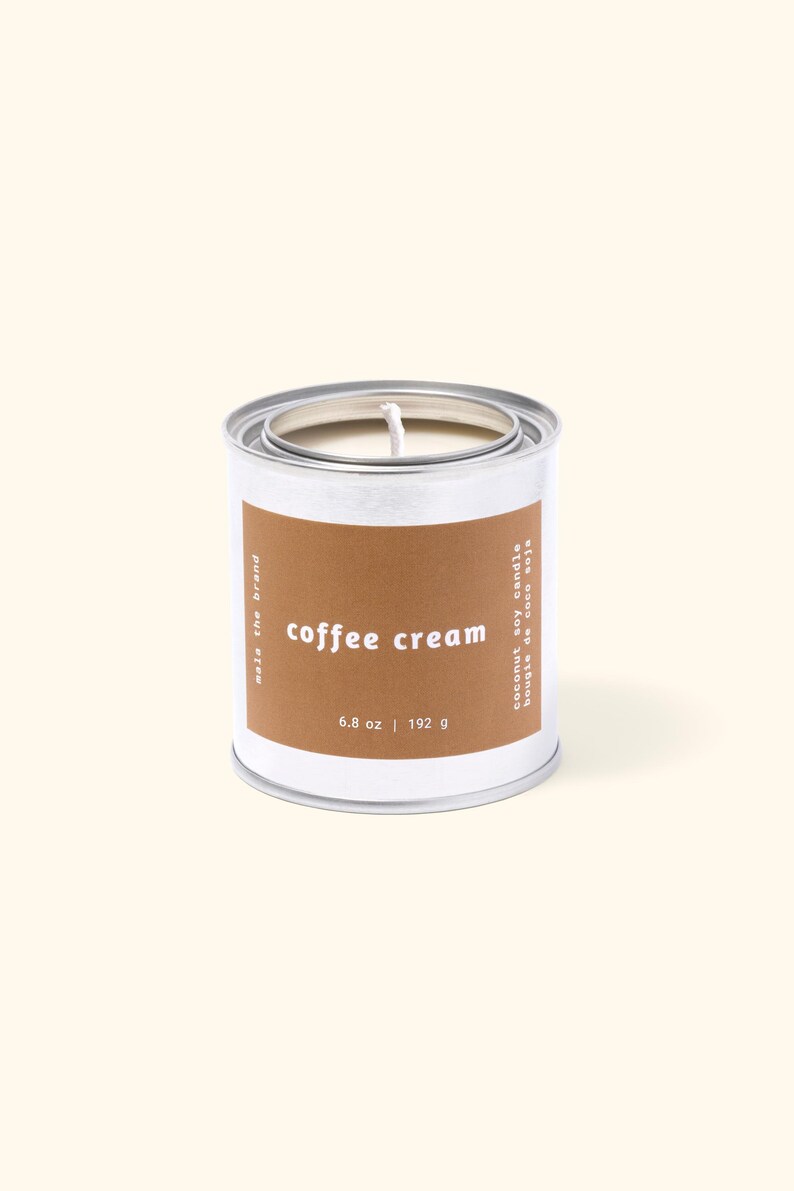Coffee Cream Soy Candle - Thumbnail 3