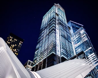 WTC Memorial Photograph, New York City, 9/11, Financial District, Manhattan, World Trade Center, Ground Zero, Wall Art, Home Decor