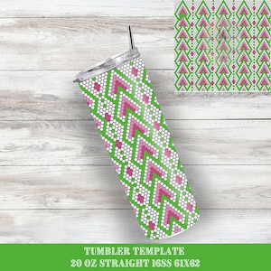 Rhinestone Template| Tumbler Pattern|Digital File|20oz Skinny|16ss/4mm