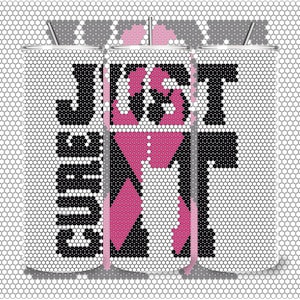 Molde para aplicação de strass "Just Cure It" | Padrão para copo térmico | Arquivo digital | Copo fino de 590ml | 16ss/4 mm