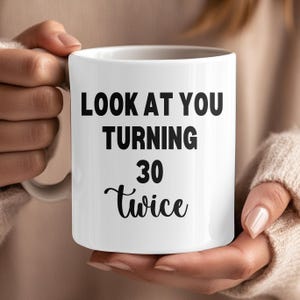 60th Birthday Gift for Women 60th Birthday Mug Funny 60th Coffee Cup Born In 1965 Gifts Presents For 60 Year Old Woman Turning 60 Gift