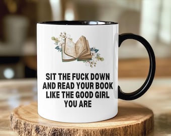 Funny Book Mug Spicy Book Gift Smut Reader Gift Bookish Mug Bookworm Gifts Book Lover Gift Spicy Book Lover Dark Romance Reader Gifts