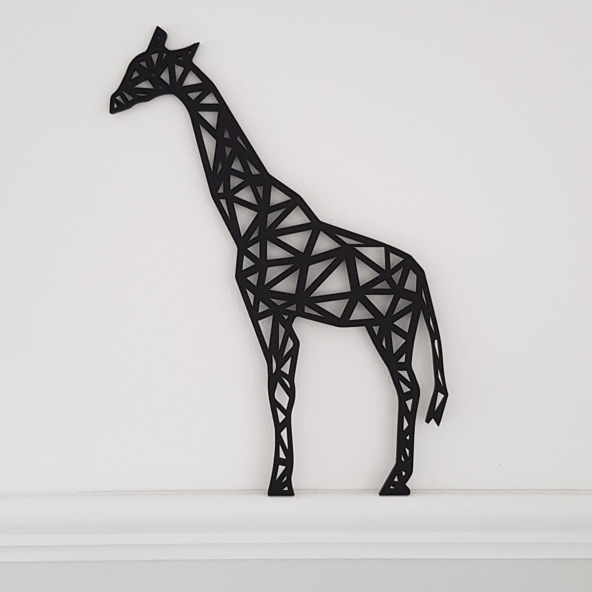 Geometric Giraffe Wall Decor Wooden wall art various Etsy