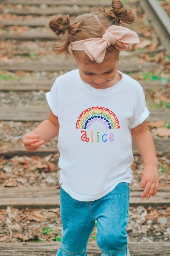Camiseta arcoiris niño sale