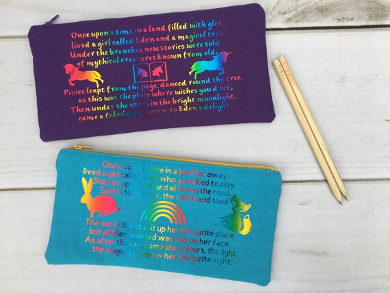 Rainbow and Sun Pencil Case