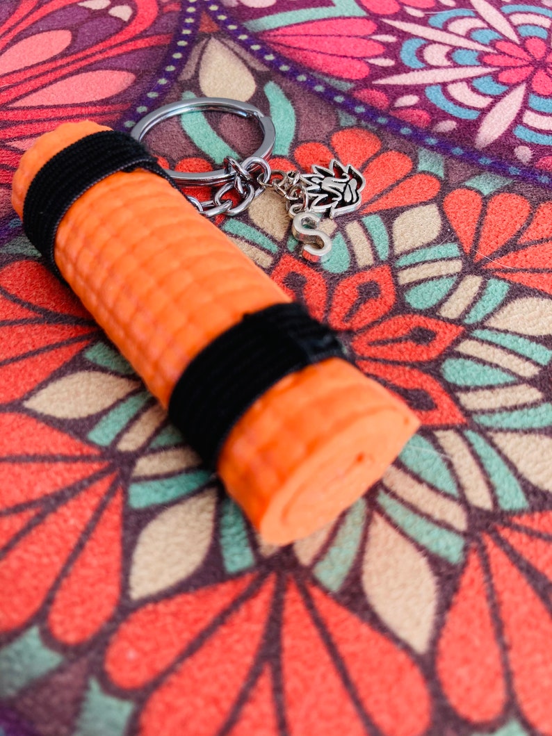 Personalised Yoga Keyring Etsy