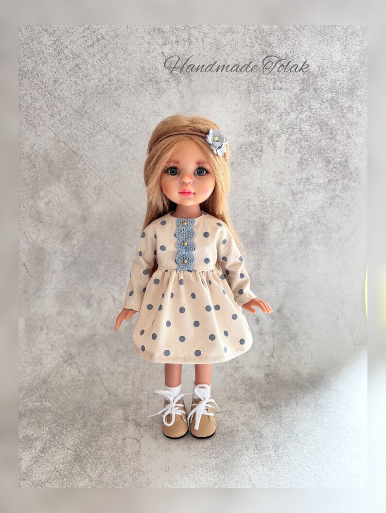 Outfit Paola Reina 32cm 13 14 Robe, bandeau, chaussettes, chaussures, Variantes image 3