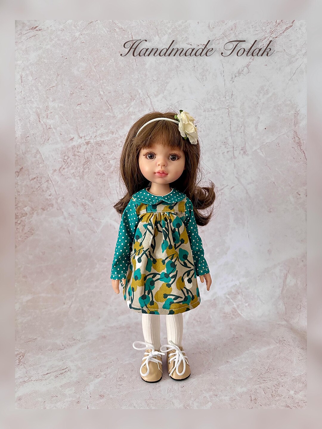 Paola Reina Doll - Rosa Floral Dress 32cm
