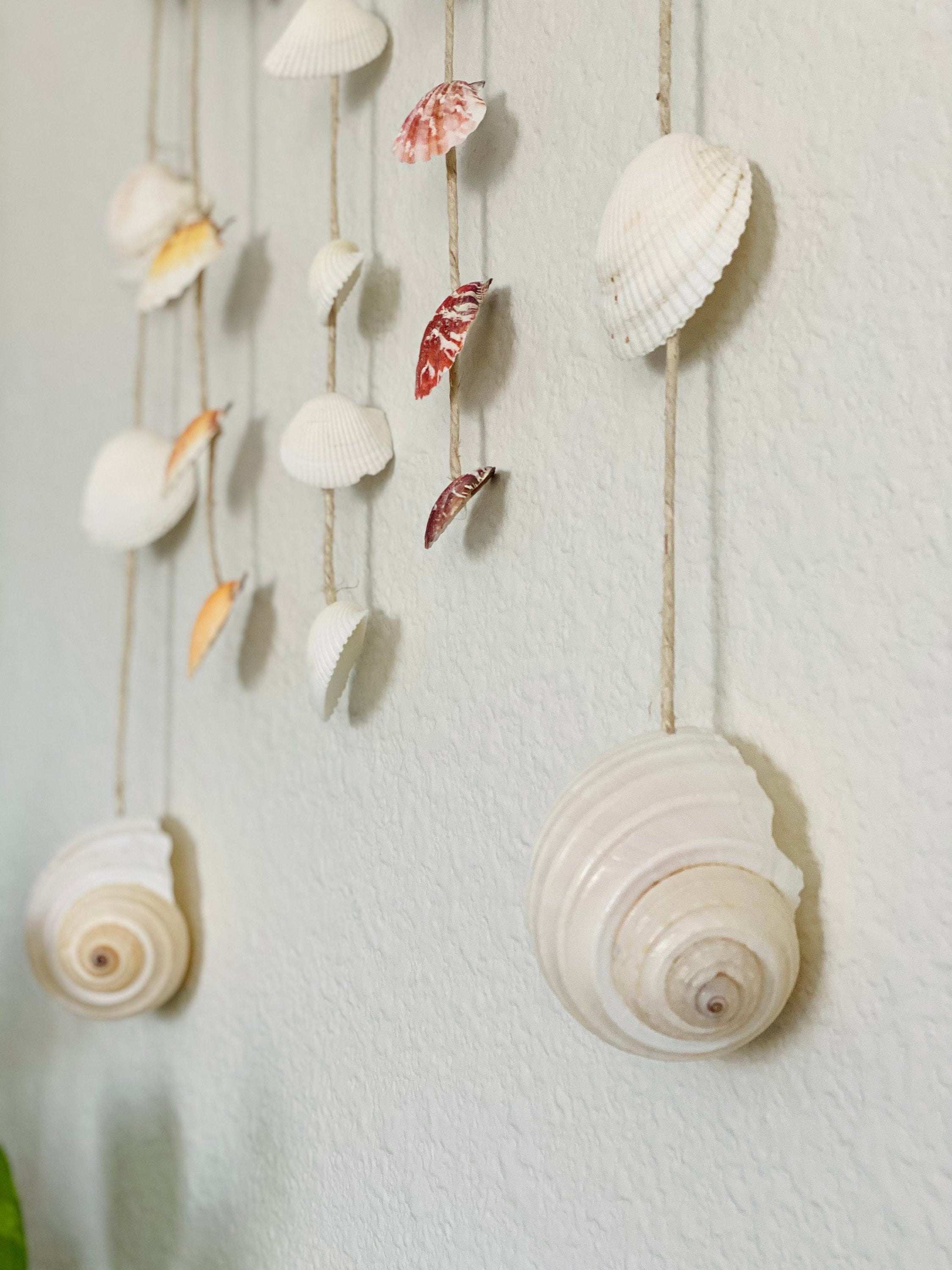 Shell Mobile, Wall Hanging, Shell Wall Hanging, Shell Art, Sea Shell