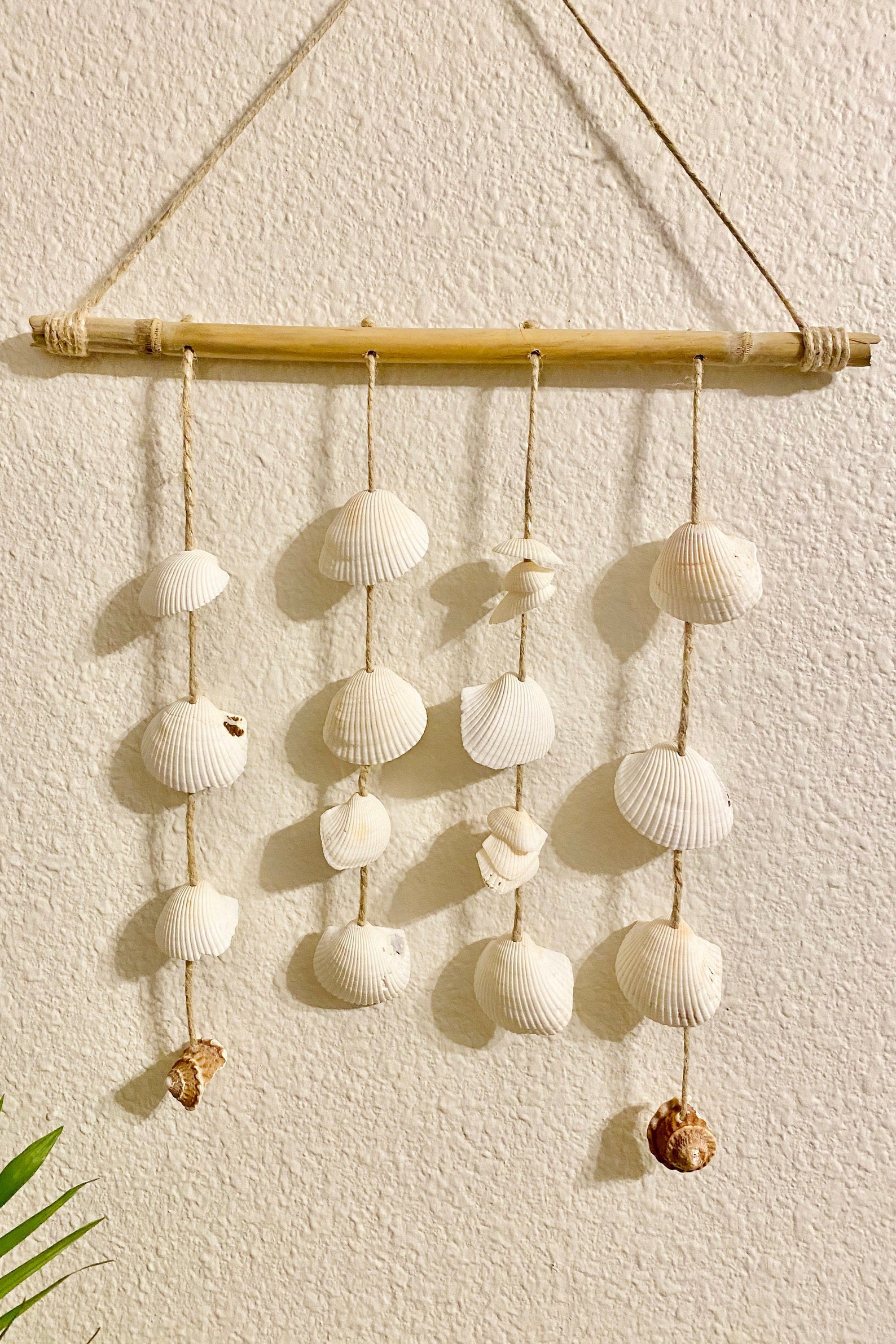 Sea Shell Beach Wall Hanging Handmade Beach Decor With - Etsy