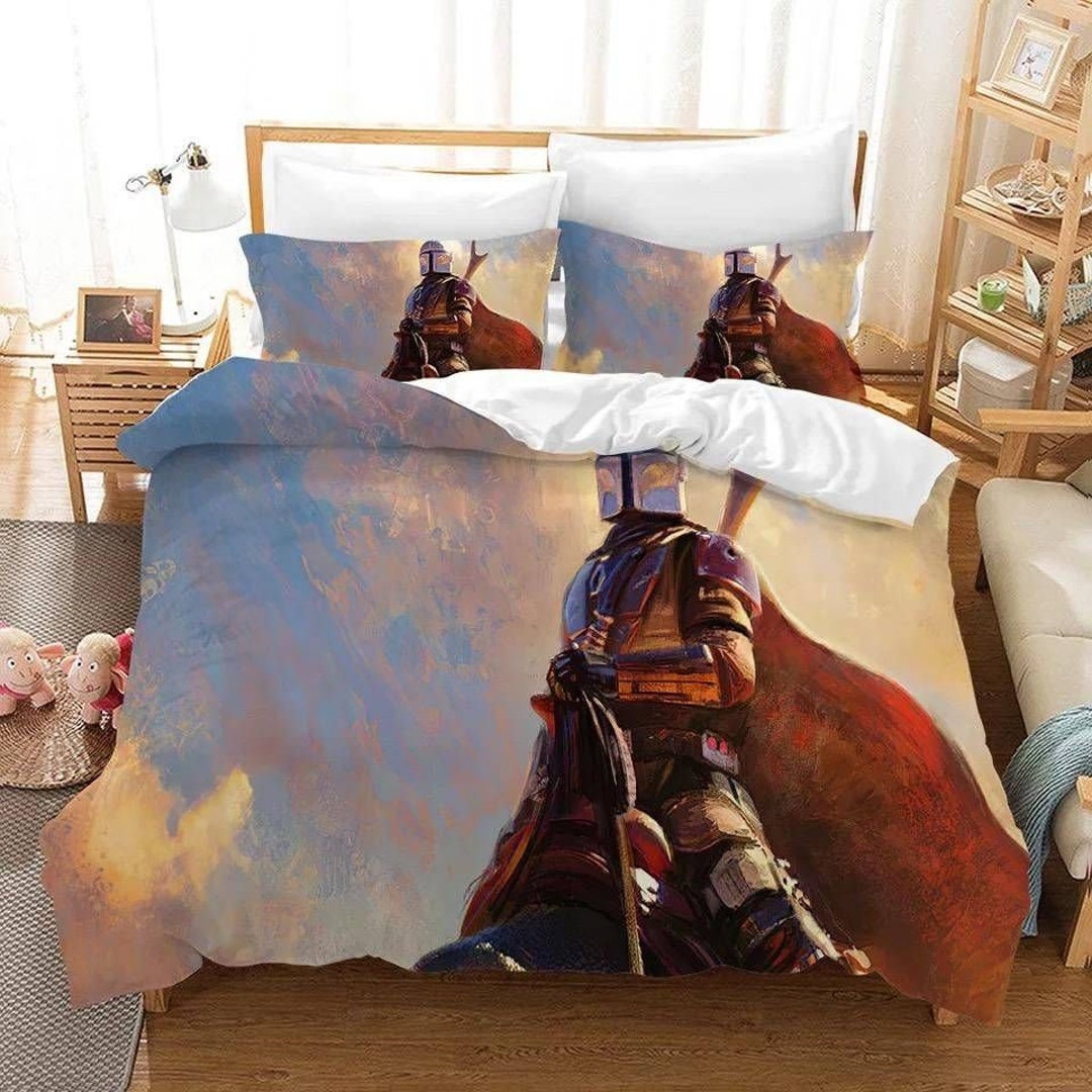 Star Wars the Mandalorian Baby Yoda 13 Duvet Cover Pillowcase Etsy