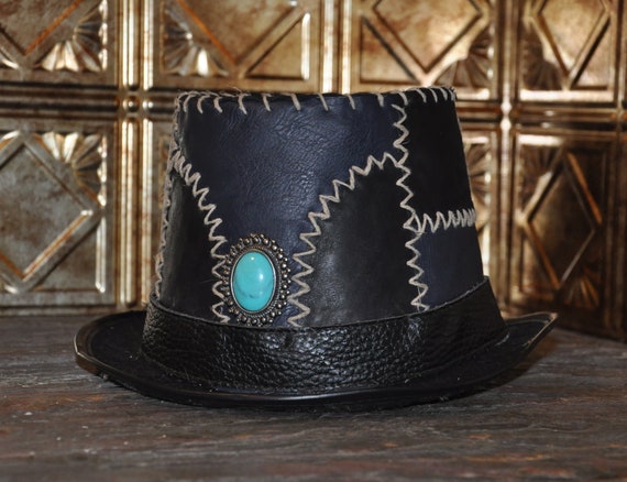 Patchwork top hat Clearance
