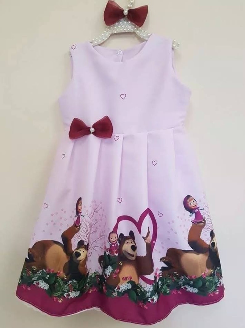 masha birthday dress