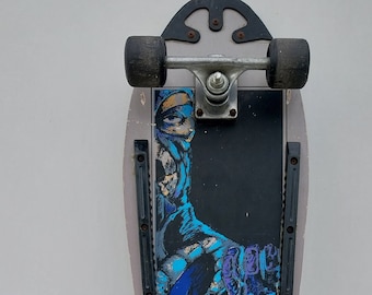 Vintage-Gothic-Skateboard aus den 1980er/90er Jahren