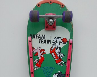 Vintage-Dream-Team-Skateboard aus den 1980er/90er Jahren