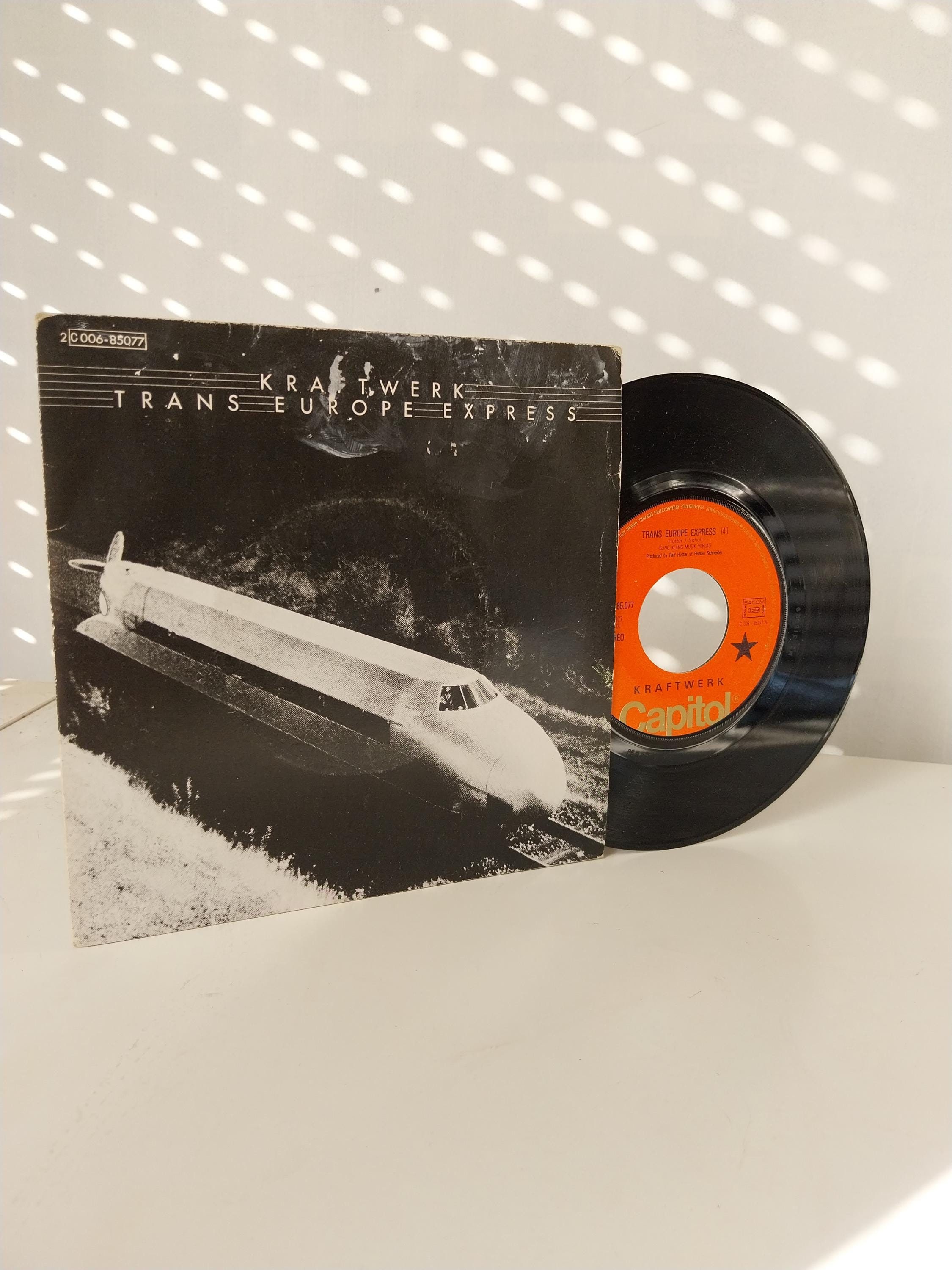 Kraftwerk Trans Europe Express Original Record 7' Vinyl 45T - Etsy