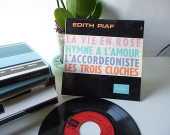 Edith Piaf la vie en rose original record 7' vinyl 45T