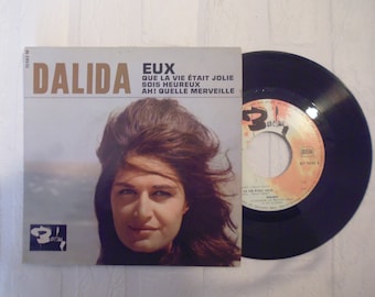 Dalida original record 7' vinyl 45T