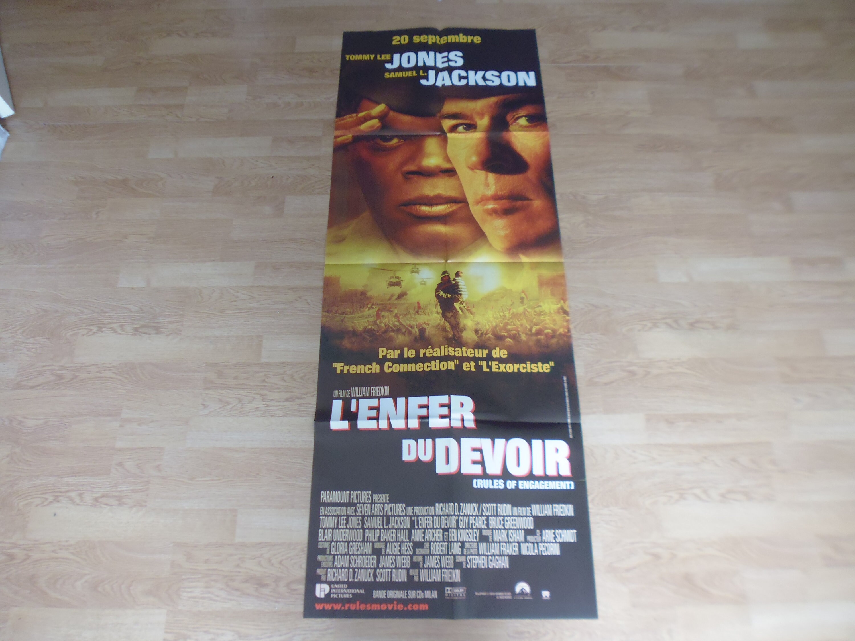 L'enfer Du Devoir 60x160cm Grand Format Affiche Cinéma Originale